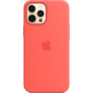 фото Чехол apple magsafe для iphone 12 pro max, цвет ''розовый цитрус'' (mhl93ze/a)