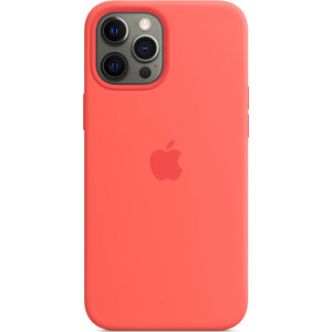 Чехол Apple MagSafe для iPhone 12 Pro Max, цвет ''розовый цитрус'' (MHL93ZE/A) MagSafe для iPhone 12 Pro Max, цвет 