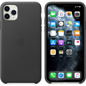 фото Чехол apple для iphone 11 pro max, чёрный цвет (mx0e2zm/a)