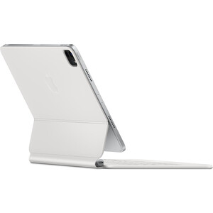фото Чехол-клавиатура apple magic keyboard для ipad pro 11 дюймов (3-го пк.) и ipad air (4-го пк.), русская раскладка , белый цвет (mjqj3rs/a)