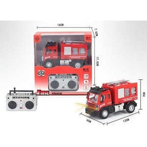 Радиоуправляемая пожарная машина c бочкой для воды YP Toys масштаб 1:64 - 6164Q3 - фото 1
