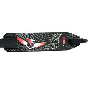 фото Трюковый самокат y-scoo fly 120 mm black red