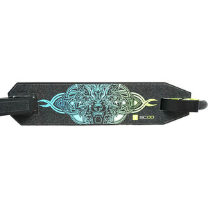 фото Трюковый самокат y-scoo wolf 110 mm blue green