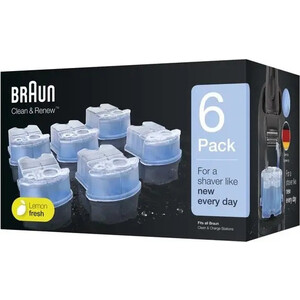 

Картридж с чистящей жидкостью для бритв 6 шт Braun CCR6, CCR6