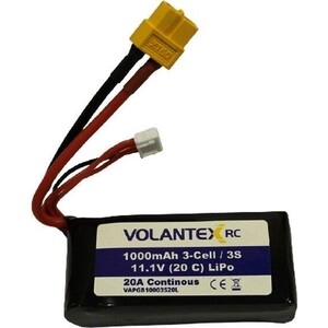 Аккумулятор Volantex Li-Po 1000mAh, 11,1V XT60 для катера Vector SR48 - PB3109 - фото 1