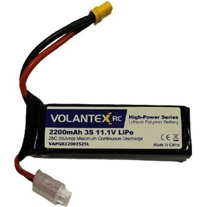 Аккумулятор Volantex Li-Po 2200mAh, 11,1V XT60 для катера Vector SR65 - PB3112
