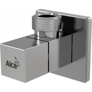 Угловой вентиль AlcaPlast с фильтром 1/2'' квадратный (ARV004) угловой вентиль с фильтром 1 2 ×3 8 alcaplast arv001 antic