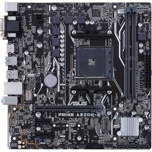 Материнская плата Asus PRIME A320M-E Soc-AM4 AMD A320 2xDDR4 mATX AC`97 8ch(7.1) GbLAN RAID+VGA+DVI+HDMI