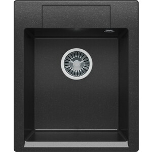Кухонная мойка Polygran Argo 420 №16 черный (627321)