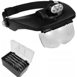 

Лупа Kromatech налобная 1,2/1,8/2,5/3,5x, с подсветкой (3 LED) MG81001-E, налобная 1,2/1,8/2,5/3,5x, с подсветкой (3 LED) MG81001-E
