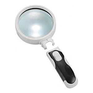 

Лупа Kromatech ручная круглая 6x, 65 мм, с подсветкой (2 LED), черно-белая 77365B, ручная круглая 6x, 65 мм, с подсветкой (2 LED), черно-белая 77365B