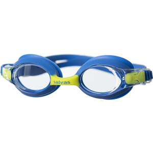 Очки для плавания Salvas Quak, ПРОЗРАЧНЫЕ синяя оправа,,