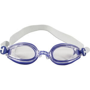 Очки для плавания Salvas Express, ПРОЗРАЧНЫЕ линзы, регулируемая перенос.,синяя оправа