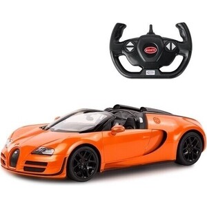 Радиоуправляемая машина Rastar Bugatti Grand Sport Vitesse масштаб 1:14, цвет оранжевый - 70400O - фото 1