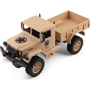 Радиоуправляемый внедорожник WL Toys Army Truck 4WD RTR масштаб 1:12 2.4G - WLT-124301-brown - фото 3