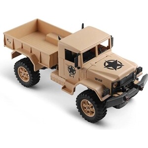 Радиоуправляемый внедорожник WL Toys Army Truck 4WD RTR масштаб 1:12 2.4G - WLT-124301-brown - фото 5