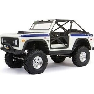 Радиоуправляемый трофи Axial SCX10 III Early Ford Bronco 4WD RTR RTR масштаб 1:10 2.4G (белый) - AXI03014T2