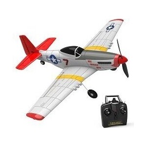 Радиоуправляемый самолет Eachine Mini Mustang P-51D RTF 2.4G (2 аккумулятора) , EACH-36908