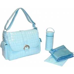 фото Сумка для мамы kalencom buckle bag monique (powder blue)