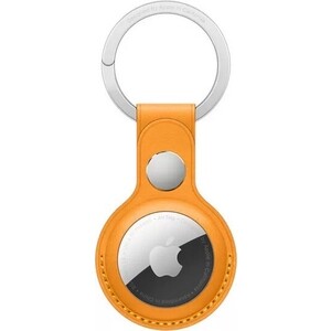 Брелок-подвеска Apple AirTag Leather Key Ring - California Poppy (MM083ZM/A)