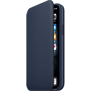 Чехол Apple iPhone 11 Pro Leather Folio - Deep Sea Blue (MY1L2ZM/A)