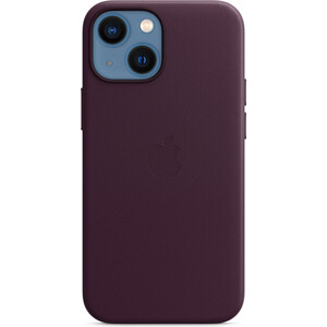 фото Чехол apple iphone 13 mini leather case with magsafe - dark cherry (mm0g3ze/a)