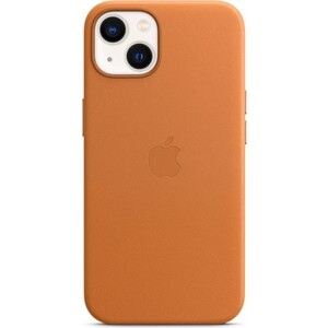 фото Чехол apple iphone 13 leather case with magsafe - golden brown (mm103ze/a)