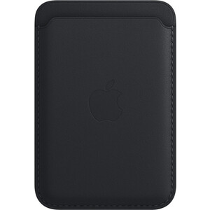 фото Чехол-бумажник apple iphone leather wallet with magsafe - midnight (mm0y3ze/a)