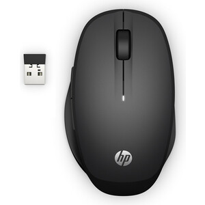 Мышь HP Dual Mode Black Mouse (6CR71AA) Dual Mode Black Mouse (6CR71AA) - фото 1