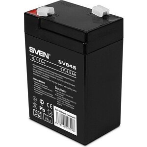 Батарея Sven Батарея SV 645 (6V 4.5Ah), (SV-0222064) аккумуляторная батарея blp711 blp721 для oppo a1k realme c