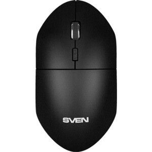 Мышь Sven RX-515SW чёрная (2,4 GHz, 3+1кн. бесш. кн., 800-1600DPI, блист) (SV-019969) мышь sven rx 113 5 1кл 800 2000dpi soft touch каб 1 5м блист usb чёрная