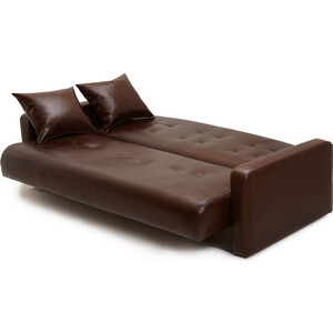 Диван Интер мебель Аккорд темно-коричневый (2 подушки в комплекте) Аккорд темно-коричневый (2 подушки в комплекте) - фото 3