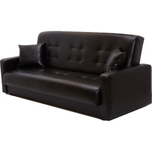 Диван Интер мебель Аккорд черный (2 подушки в комплекте) Аккорд черный (2 подушки в комплекте) - фото 2