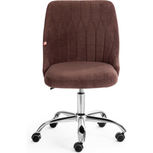 Кресло TetChair Swan флок коричневый 6 кресло tetchair madrid флок коричневый 6