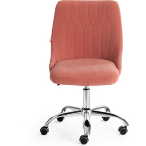 Кресло TetChair Swan флок розовый 137 компьютерное кресло tetchair кресло style флок розовый 137