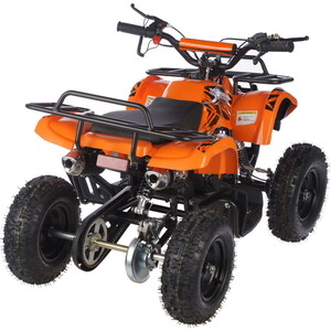 фото Бензиновый квадроцикл motax х-16 механический стартер большие колеса оранжевый