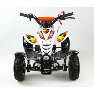 Бензиновый квадроцикл MOTAX H-4 mini бело-оранжевый от Техпорт