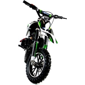 Бензиновый мотоцикл MOTAX Мини-кросс механический стартер бело-зеленый от Техпорт