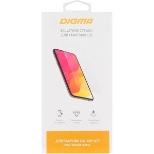 

Защитное стекло для экрана Digma черный для Samsung Galaxy A72 2.5D 1шт. (DGG2SAA72A), черный для Samsung Galaxy A72 2.5D 1шт. (DGG2SAA72A)