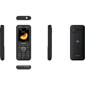 фото Мобильный телефон digma linx b241 32mb черный моноблок 2.44'' (lt2073pm)