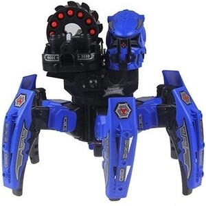 фото Робот-паук keye toys space warrior с пульками, дисками и лазерным прицелом 2.4g - 9007-1-blue