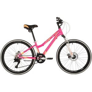 Велосипед Stinger 24'' LAGUNA D розовый 12'', MICROSHIFT