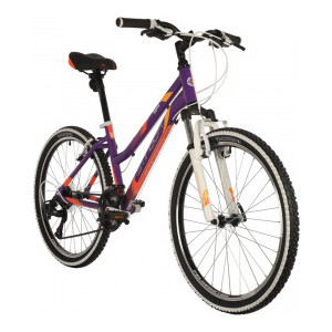 Велосипед Stinger 24'' LAGUNA фиолетовый 12'', MICROSHIFT 24