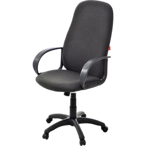 Кресло Фабрикант Биг ткань, мебельная, ТК-2 темно-серый, ТГ, PL 680, PL-1, ролик ст.