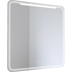 Зеркало Mixline Виктория 80х80 с подсветкой, сенсор (4620077043647) зеркало mixline виктория 60х80 с подсветкой сенсор 4620077043623