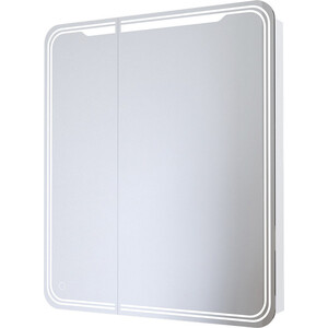 Зеркальный шкаф Mixline Виктория 70х80 2 створки, правый с подсветкой, сенсор (4620077043722) зеркальный шкаф sancos cube 60х80 с подсветкой сенсор cu600