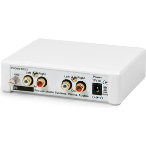 

Фонокорректор Pro-Ject Phono Box E White, Phono Box E White