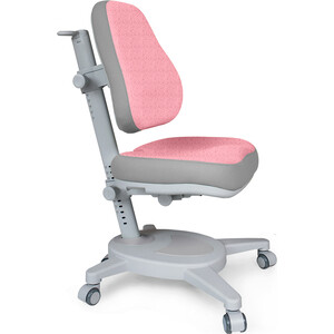 Кресло Mealux Onyx DPG (Y-110 DPG) обивка темно-розовая однотонная с серыми вставками
