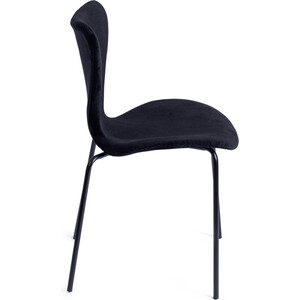 фото Стул tetchair jacobsen soft (mod dc 103) металл/флок 59x45,5x84,5 черный