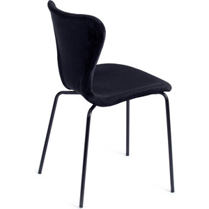 фото Стул tetchair jacobsen soft (mod dc 103) металл/флок 59x45,5x84,5 черный